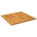 Tablero de mesa cuadrado madera maciza de acacia 90x90x2,2 cm