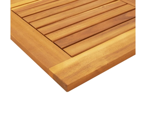 Tablero de mesa cuadrado madera maciza de acacia 90x90x2,2 cm