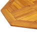 Tablero de mesa octogonal madera maciza de acacia 60x60x2 cm