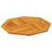 Tablero de mesa octogonal madera maciza de acacia 70x70x2 cm