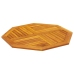 Tablero de mesa octogonal madera maciza de acacia 90x90x2,2 cm