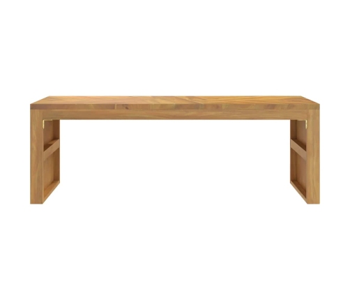 Mesa de centro madera maciza de teca 110x35x38 cm