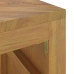 Mesa de centro madera maciza de teca 110x35x38 cm