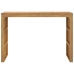 Mesa consola madera maciza de teca 110x35x75 cm