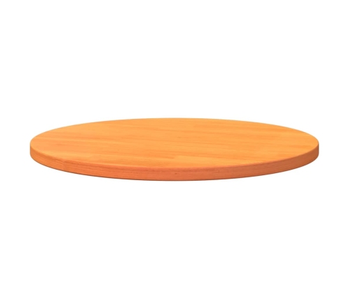 Tablero de mesa redondo madera maciza de pino marrón Ø60x2,5 cm