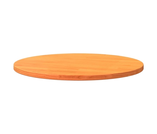 Tablero de mesa redondo madera maciza de pino marrón Ø70x2,5 cm