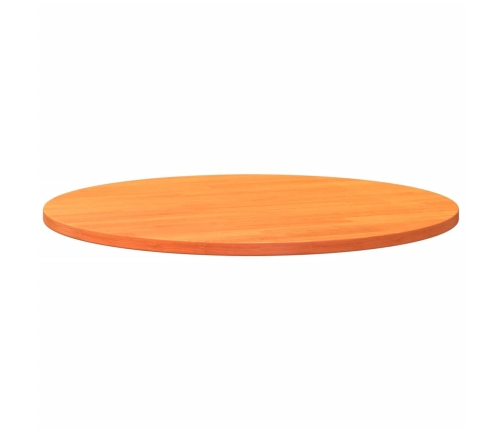 Tablero de mesa redondo madera maciza de pino marrón Ø90x2,5 cm