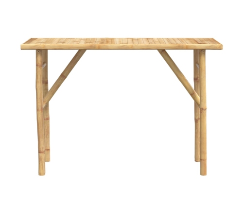 Mesa consola de bambú 115x39x75 cm