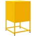 Mesitas de noche 2 uds acero amarillo mostaza 36x39x60,5 cm