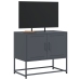 Mueble para TV de acero gris antracita 68,5x39x60,5 cm