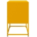 Mueble para TV de acero amarillo mostaza 68,5x39x60,5 cm