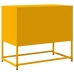 Mueble para TV de acero amarillo mostaza 68,5x39x60,5 cm