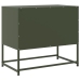 Mueble para TV de acero verde oliva 68,5x39x60,5 cm