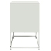 Mueble para TV de acero blanco 68,5x39x60,5 cm