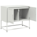 Mueble para TV de acero blanco 68,5x39x60,5 cm