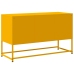 Mueble para TV de acero amarillo mostaza 100,5x39x60,5 cm