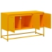 Mueble para TV de acero amarillo mostaza 100,5x39x60,5 cm