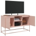 Mueble para TV de acero rosa 100,5x39x60,5 cm