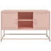 Mueble para TV de acero rosa 100,5x39x60,5 cm