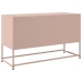 Mueble para TV de acero rosa 100,5x39x60,5 cm