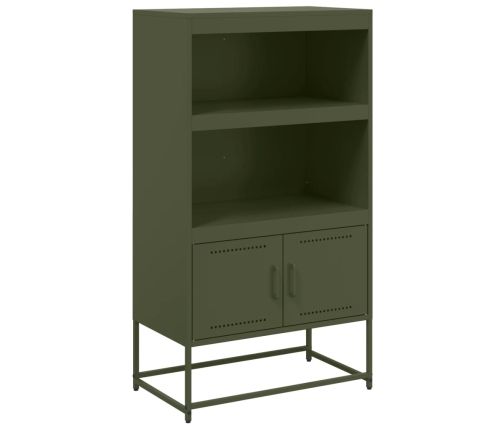 Mueble para TV de acero gris antracita 100,5x39x60,5 cm