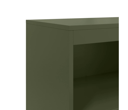 Mueble para TV de acero gris antracita 100,5x39x60,5 cm