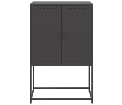 Mueble para TV de acero verde oliva 100,5x39x60,5 cm