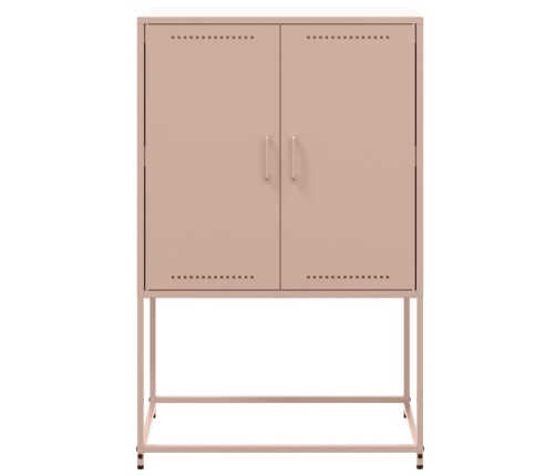 Mueble para TV de acero blanco 100,5x39x60,5 cm