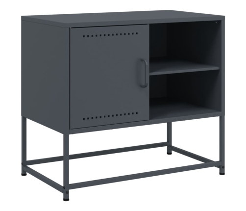 Mueble para TV de acero rosa 100,5x39x60,5 cm