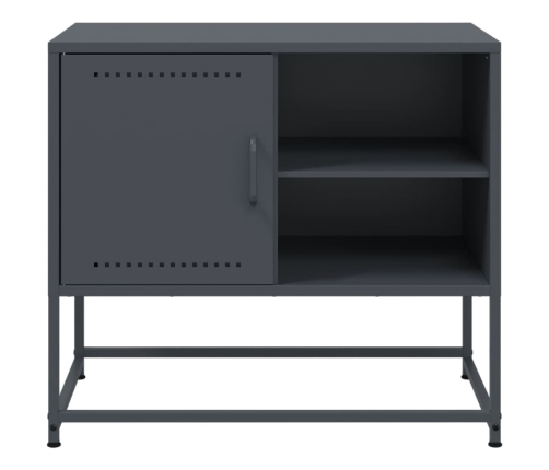 Mueble para TV de acero rosa 100,5x39x60,5 cm