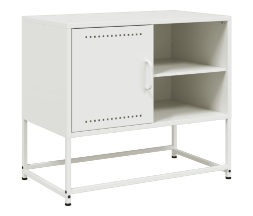 Mueble para TV de acero verde oliva 100,5x39x60,5 cm