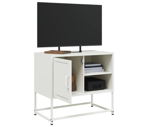 Mueble para TV de acero verde oliva 100,5x39x60,5 cm