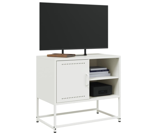 Mueble para TV de acero verde oliva 100,5x39x60,5 cm