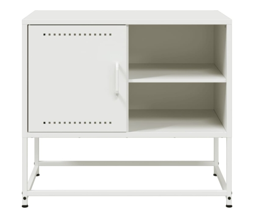 Mueble para TV de acero verde oliva 100,5x39x60,5 cm