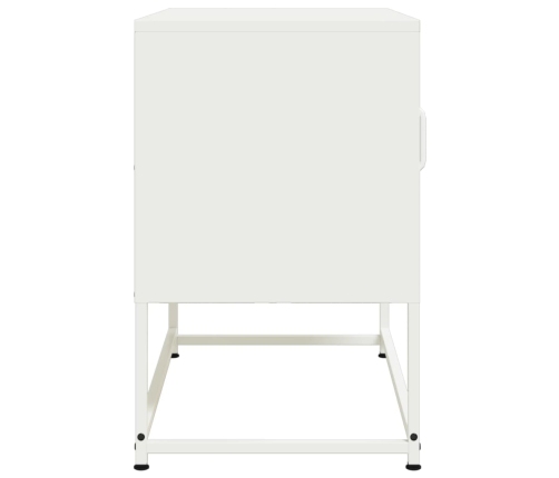 Mueble para TV de acero verde oliva 100,5x39x60,5 cm