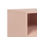 Mueble para TV de acero rosa 68x39x60,5 cm