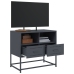 Mueble para TV de acero gris antracita 68x39x60,5 cm