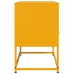 Mueble para TV de acero amarillo mostaza 68x39x60,5 cm