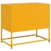 Mueble para TV de acero amarillo mostaza 68x39x60,5 cm