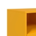 Mueble para TV de acero amarillo mostaza 68x39x60,5 cm