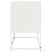 Mueble para TV de acero blanco 68x39x60,5 cm