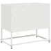 Mueble para TV de acero blanco 68x39x60,5 cm