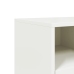 Mueble para TV de acero blanco 68x39x60,5 cm