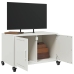 Mueble para TV acero laminado en frío blanco 68x39x43,5 cm