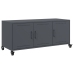 Mueble de TV acero gris antracita 100,5x39x43,5 cm