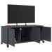 Mueble de TV acero gris antracita 100,5x39x43,5 cm