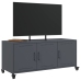 Mueble de TV acero gris antracita 100,5x39x43,5 cm