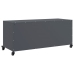 Mueble de TV acero gris antracita 100,5x39x43,5 cm