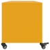 Mueble de TV de acero amarillo mostaza 100,5x39x43,5 cm