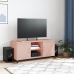 Mueble para TV acero laminado en frío rosa 100,5x39x43,5 cm